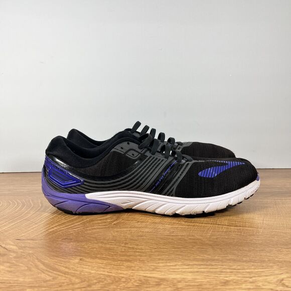 Brooks Pure Cadence 6 Black Purple Lace Up Running Sneakers Women's Size US 11.5 - Picture 1 of 9